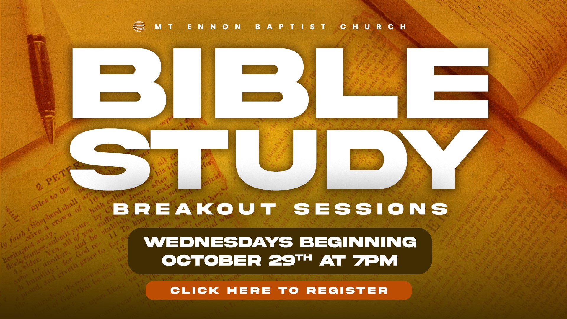 Bible Study Breakout Sessions